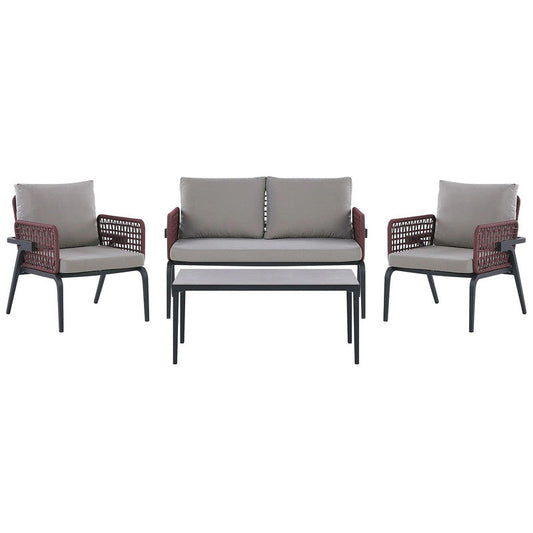 Seliani 4-Piece Patio Lounge Set